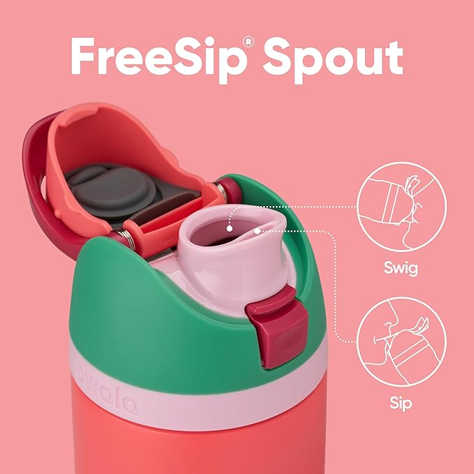 Owala FreeSip Insulated Stainless Steel Water Bottle with Straw for Sports and Travel, BPA-Free Sports Water Bottle, 32