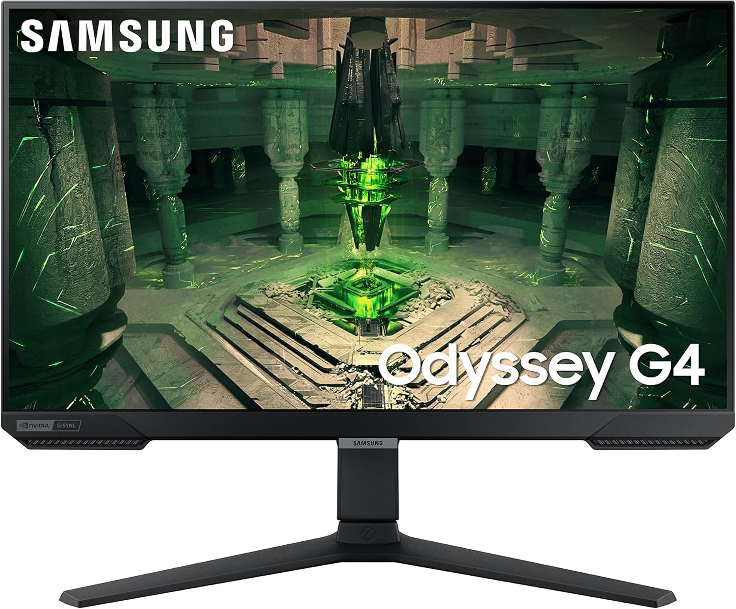 SAMSUNG 25" Odyssey G4 Series FHD Gaming Monitor, IPS, 240Hz, 1ms, G-Sync Compatible